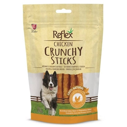 Reflex Crunchy Stıcks Tavuklu Çıtır Çubuklar Köpek Ödülü 80 gr