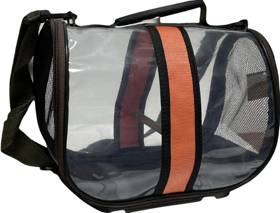 İbapet Şeffaf Kuş Çantası (Turuncu)