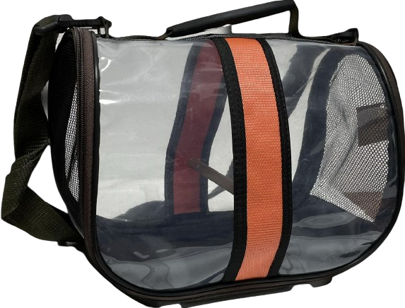 İbapet Şeffaf Kuş Çantası (Turuncu)