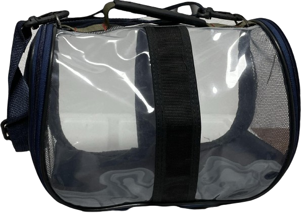İbapet Şeffaf Kuş Çantası (Siyah)