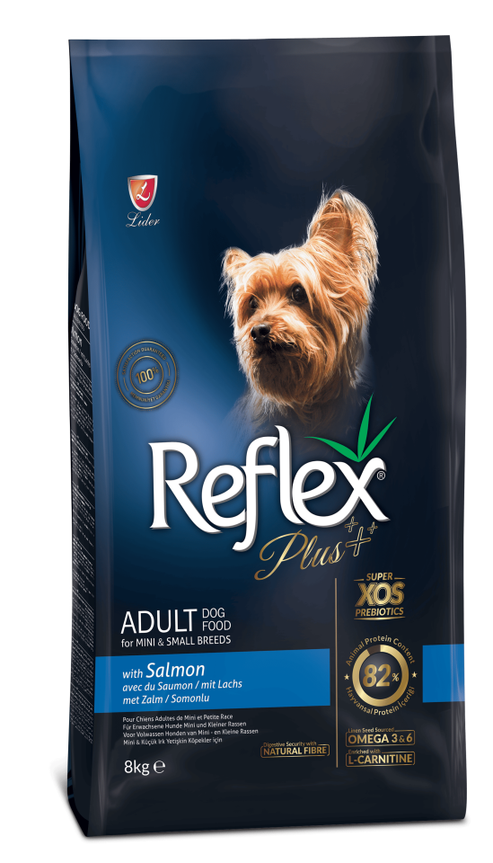 Reflex Plus Küçük Mini Irk Somonlu Yetişkin Köpek Maması 8 kg