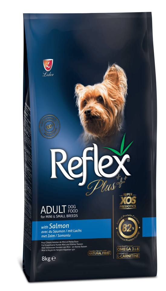 Reflex Plus Küçük Mini Irk Somonlu Yetişkin Köpek Maması 8 kg