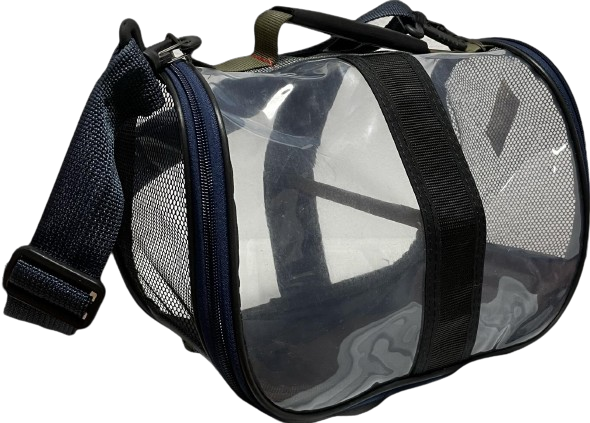 İbapet Şeffaf Kuş Çantası (Siyah) STD