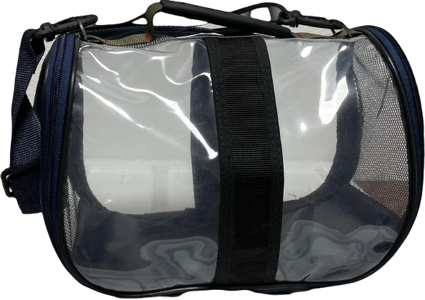 İbapet Şeffaf Kuş Çantası (Siyah) STD