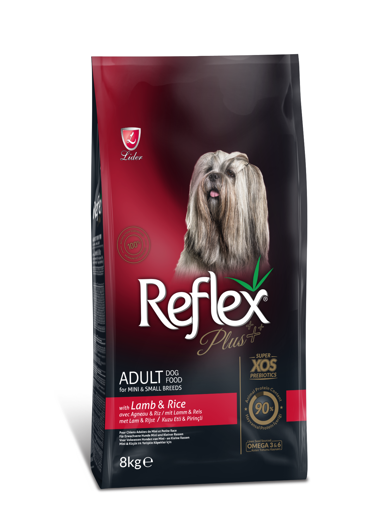 Reflex Kuzu&Pirinç Küçük Irk Yetişkin Köpek Maması 8 kg
