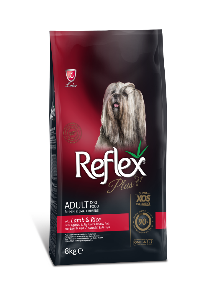 Reflex Kuzu&Pirinç Küçük Irk Yetişkin Köpek Maması 8 kg