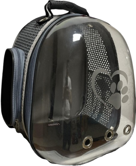 Migno Gri Astronot Kedi Köpek  Taşıma Çantası