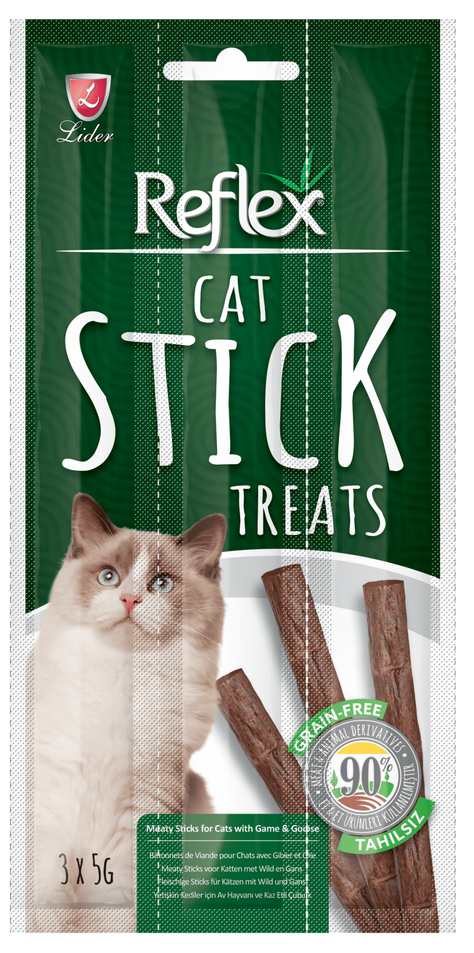 Reflex Plus Meaty Sticks Av Hayvanı & Kaz Ödül Maması 3*5 gr