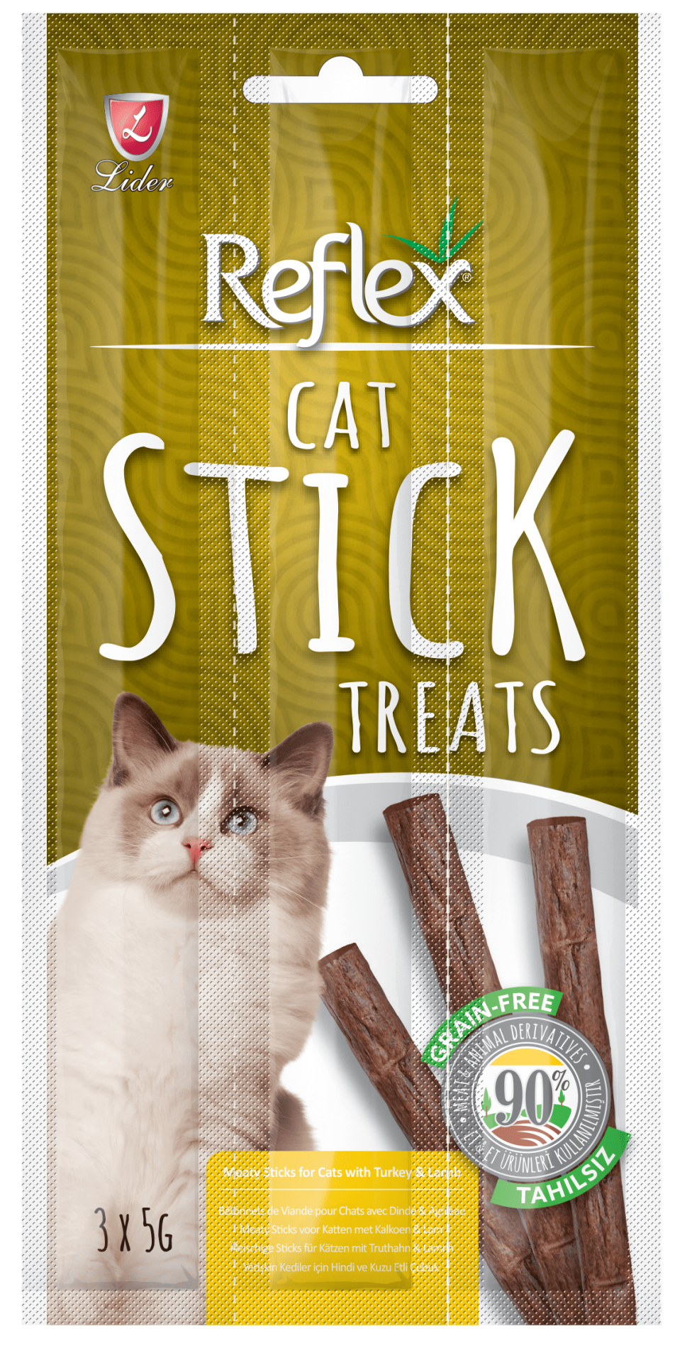 Reflex Plus Meaty Sticks Hindi & Kuzu Ödül Maması 3*5 gr