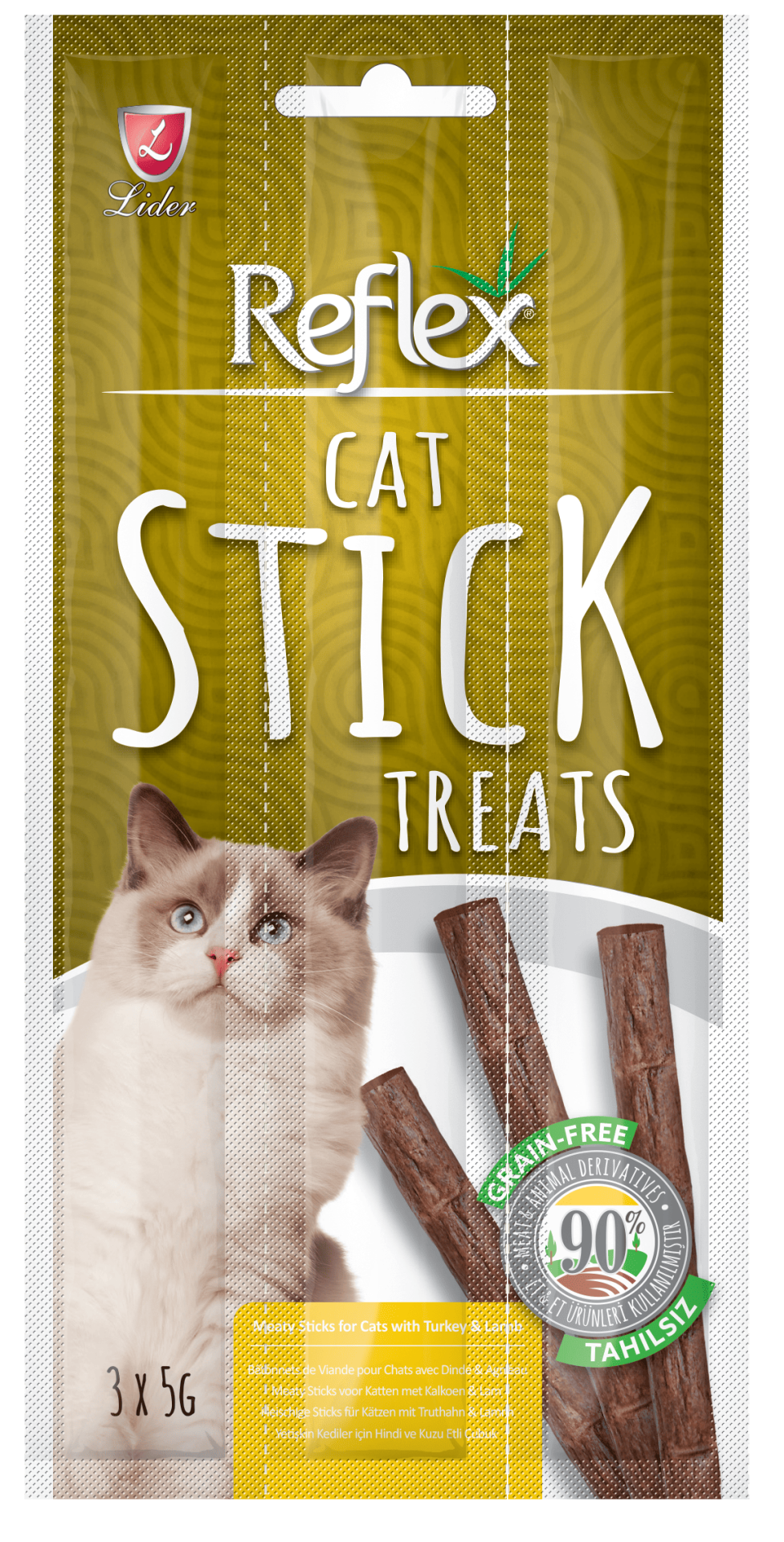 Reflex Plus Meaty Sticks Hindi & Kuzu Ödül Maması 3*5 gr