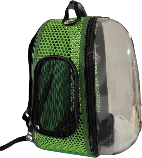 Migno Yeşil Astronot Kedi Köpek  Taşıma Çantası