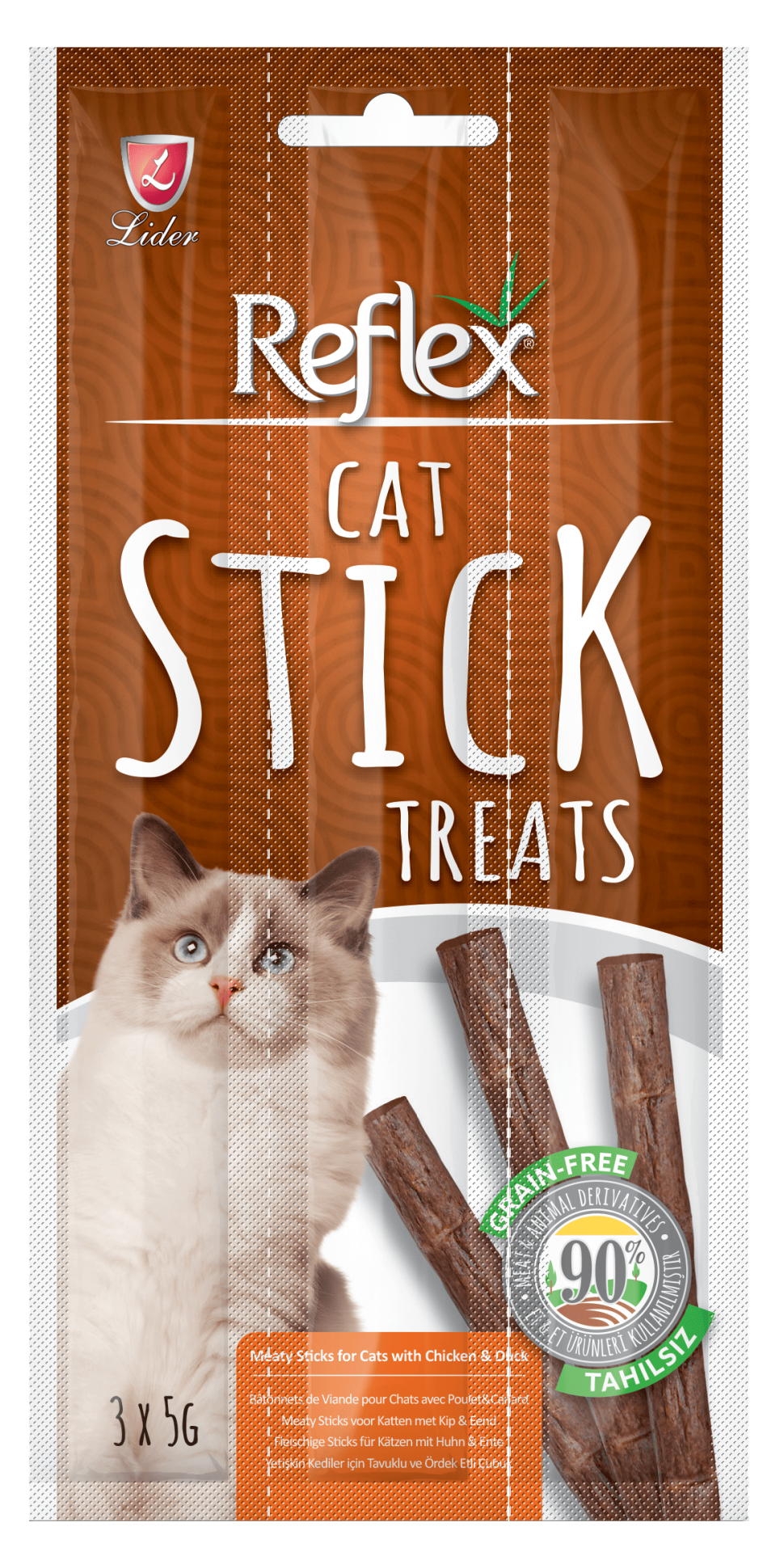 Reflex Plus Meaty Sticks Tavuk & Ördek Kedi Ödül Maması 3*5 gr