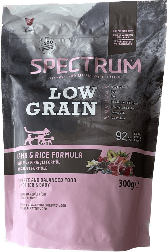 Spectrum Low Grain Kuzu Etli Bebek Kedi Maması 300 gr