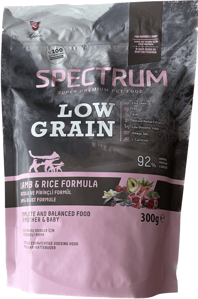 Spectrum Low Grain Kuzu Etli Bebek Kedi Maması 300 gr