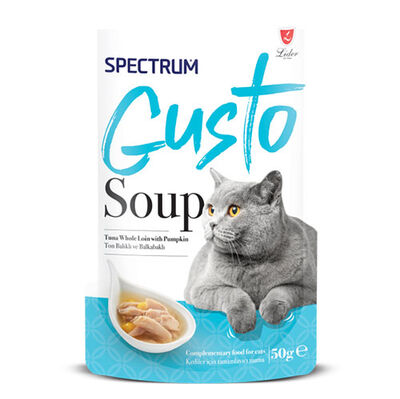 Spectrum Gusto Ton Balıklı, Bal Kabaklı Kedi Çorbası 50 g