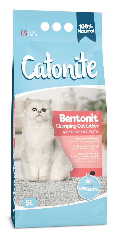 Catonite Bentonit Kokusuz Kedi Kumu 5 L