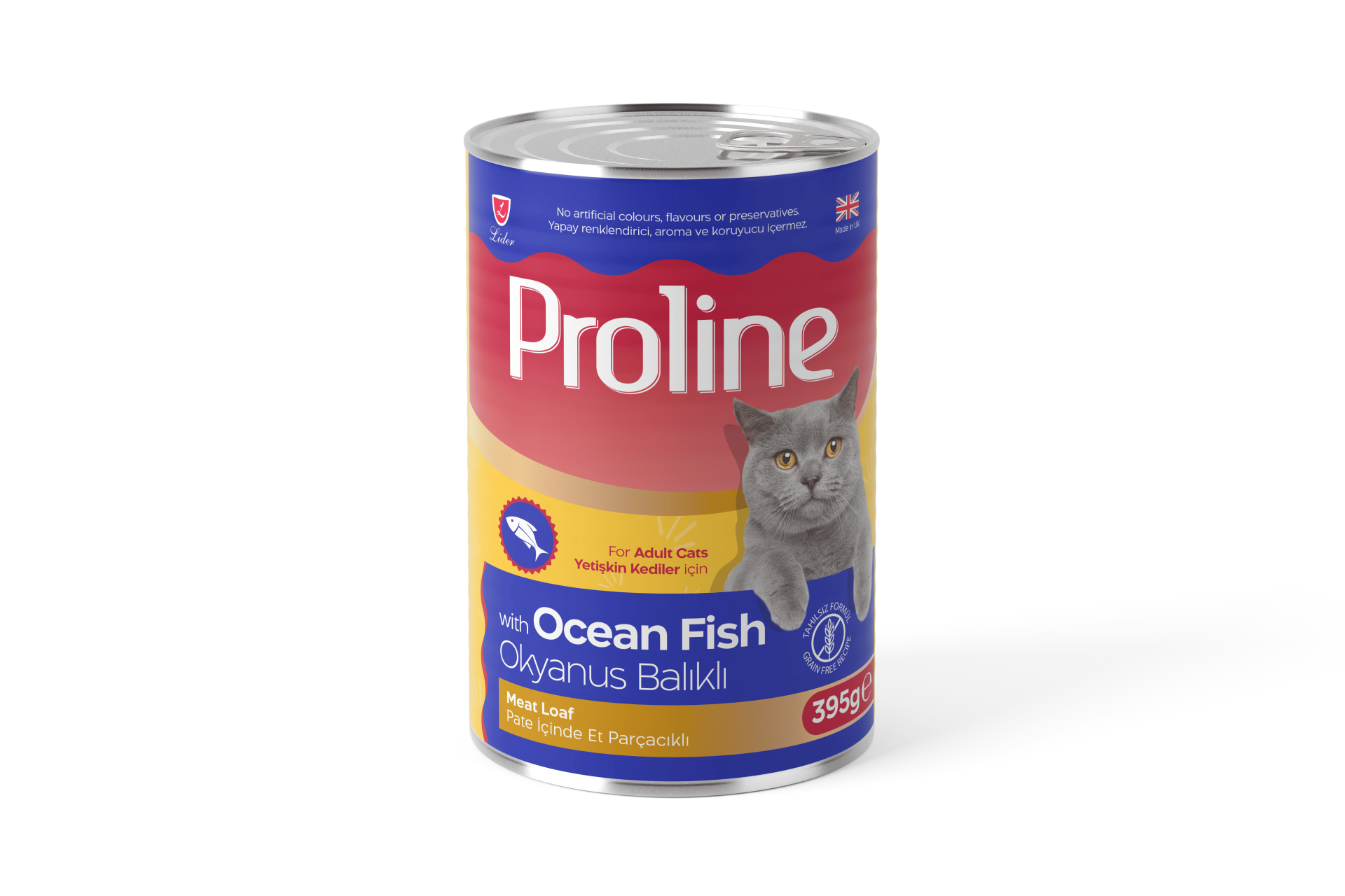 Proline Okyanus Balıklı Yetişkin Kedi Maması 395 g