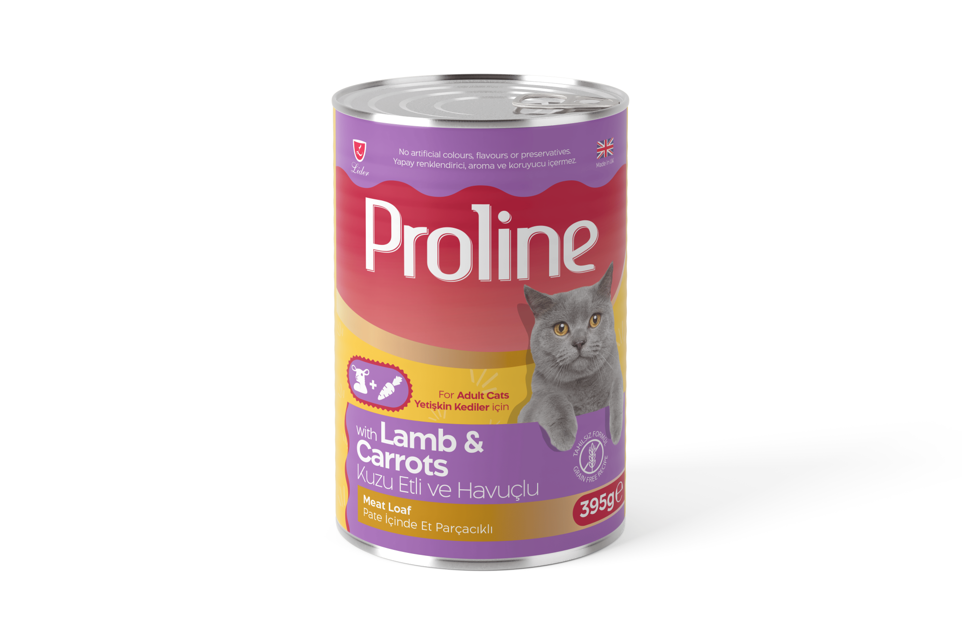 Proline Kuzu Etli Ve Havuçlu Yetişkin Kedi Maması 395 g