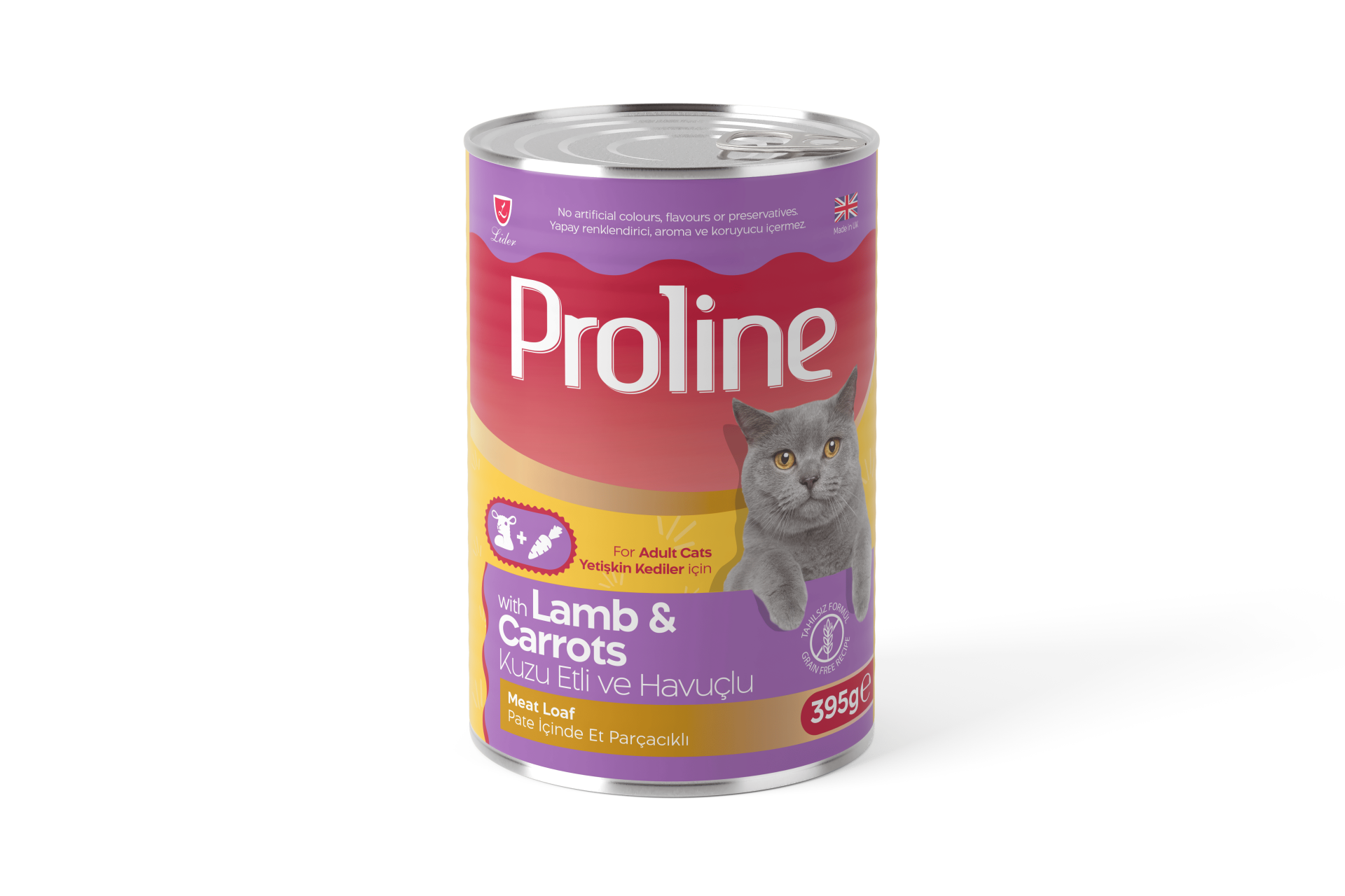 Proline Kuzu Etli Ve Havuçlu Yetişkin Kedi Maması 395 g