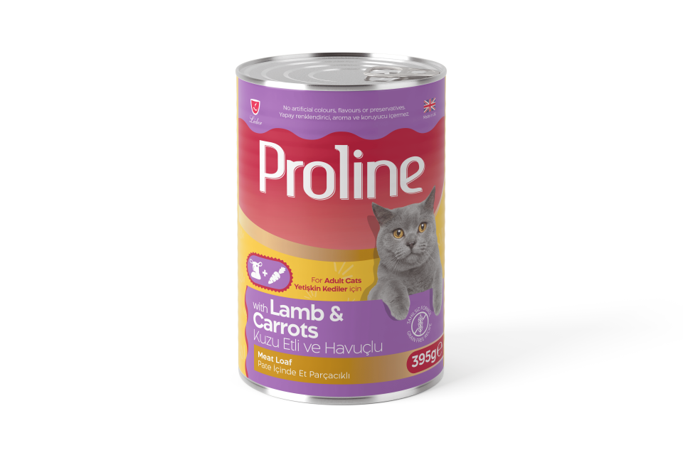 Proline Kuzu Etli Ve Havuçlu Yetişkin Kedi Maması 395 g