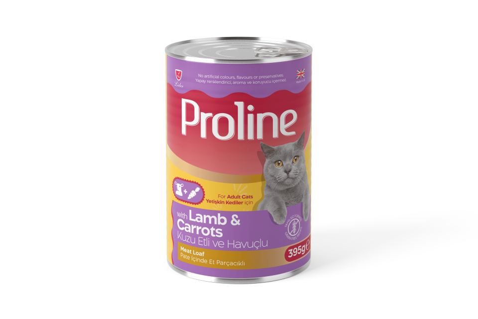 Proline Kuzu Etli Ve Havuçlu Yetişkin Kedi Maması 395 g