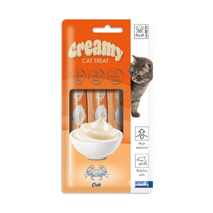 Creamy Yengeç Kedi Ödül Maması 4*15 g STD