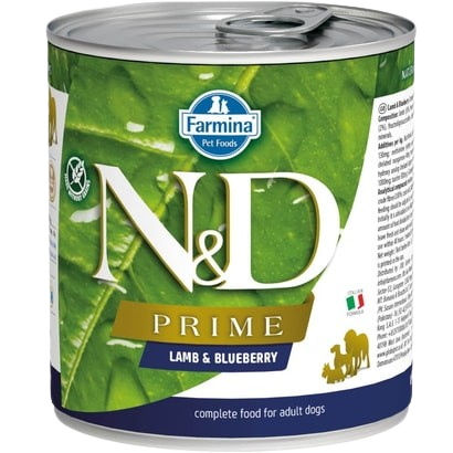 ND Tahılsız Kuzu & Yaban Mersini Köpek Konservesi 285 gr