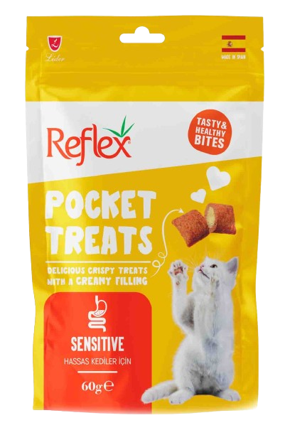 Reflex Pocket Treats Hassas Kedi Ödül Maması 60 g