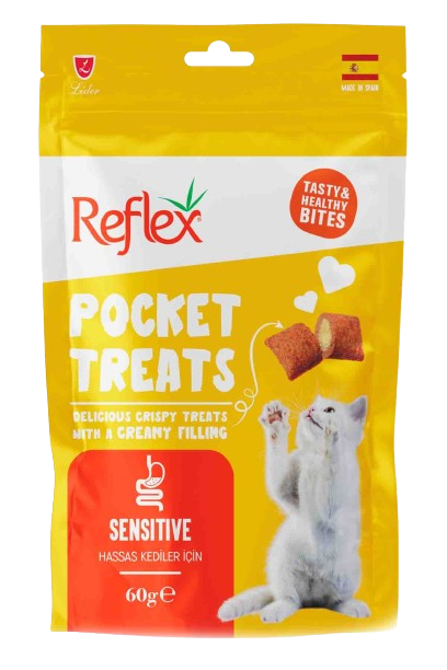 Reflex Pocket Treats Hassas Kedi Ödül Maması 60 g