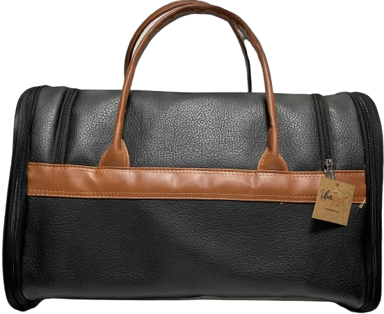 İbapet Deri Taşıma Çantası (Siyah)