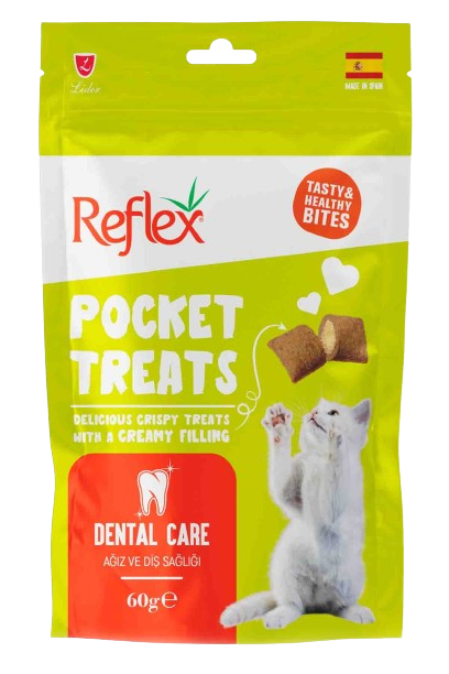 Reflex Pocket Treats Dental Care Kedi Ödül Maması 60 g
