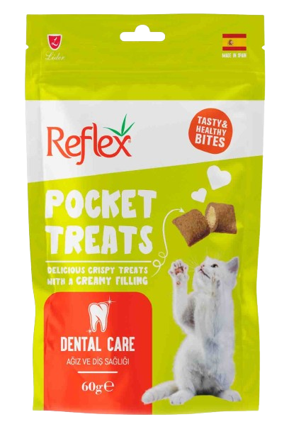 Reflex Pocket Treats Dental Care Kedi Ödül Maması 60 g