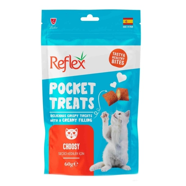 Reflex Choosy Pocket Treats Seçici Kedi Ödül Maması 60 g