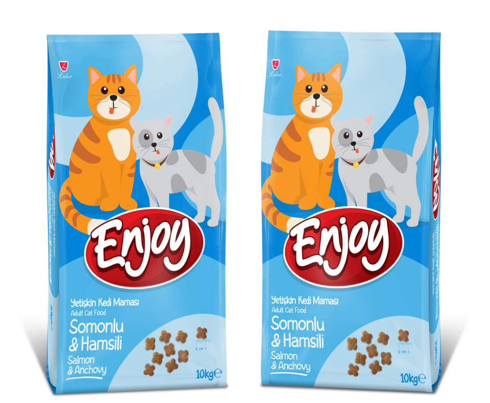 Enjoy Somon Hamsi Yetişkin Kedi Maması 10 kg
