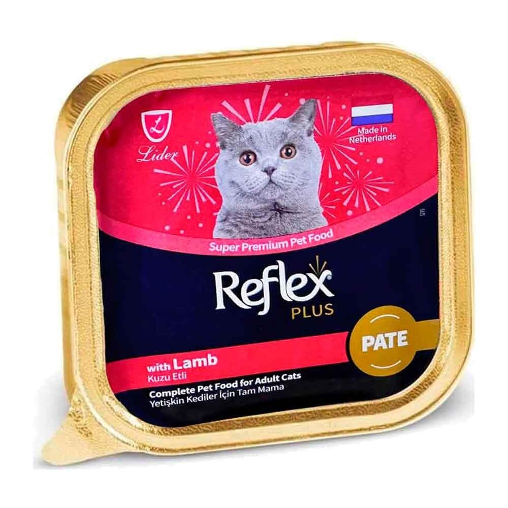 Reflex Plus Kuzu Etli Pate Yetişkin Kedi Yaş Maması 85 g