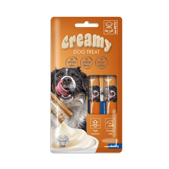 Creamy Yengeçli Köpek Sıvı Ödül Maması 4*15 g