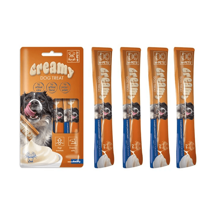 Creamy Yengeçli Köpek Sıvı Ödül Maması 4*15 g