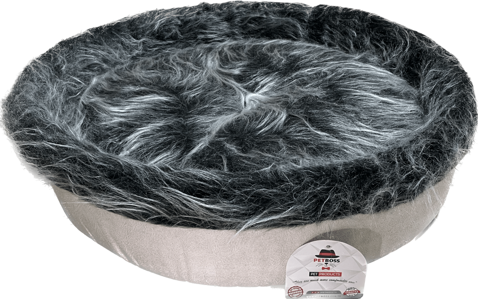 Petboss Sünger Peluş M (Bej-Siyah)