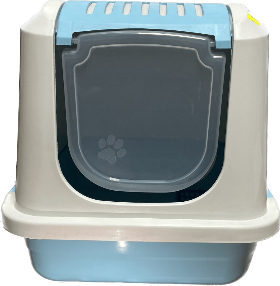 İba Pet Kapalı Kedi Tuvaleti 1 Mavi