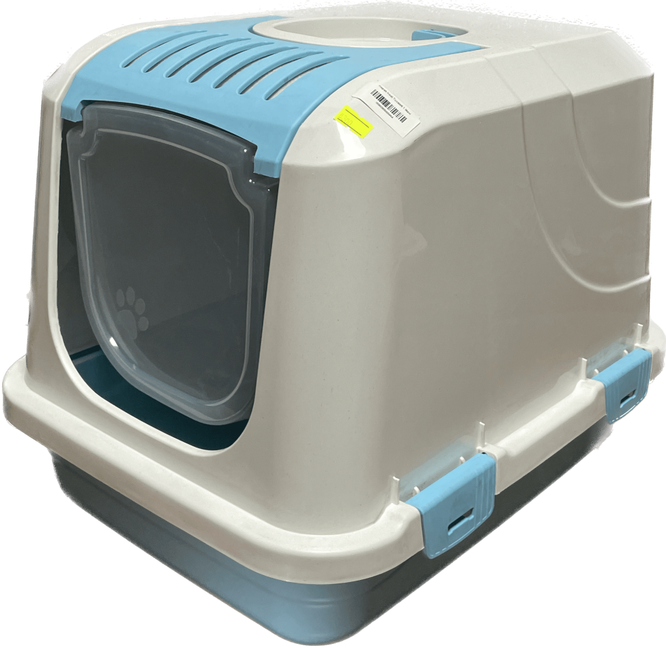 İba Pet Kapalı Kedi Tuvaleti 1 Mavi