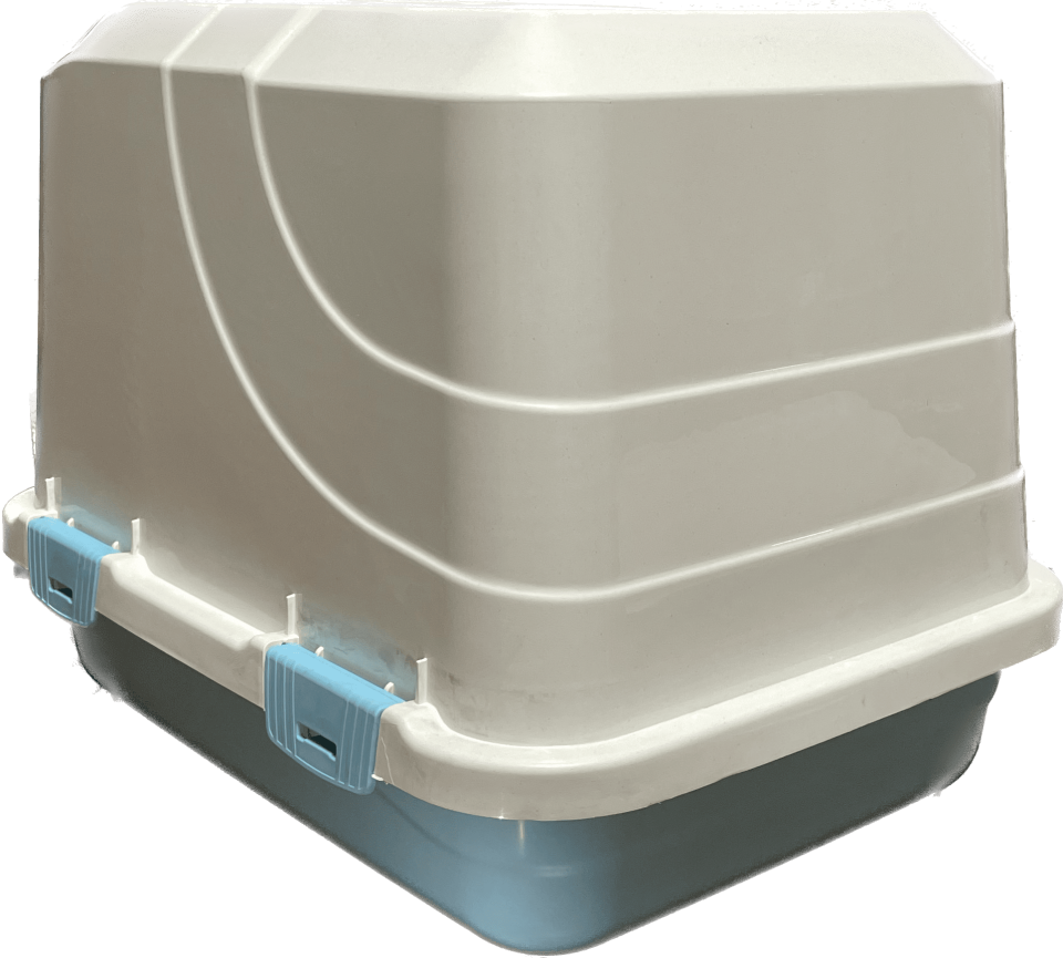 İba Pet Kapalı Kedi Tuvaleti 1 Mavi