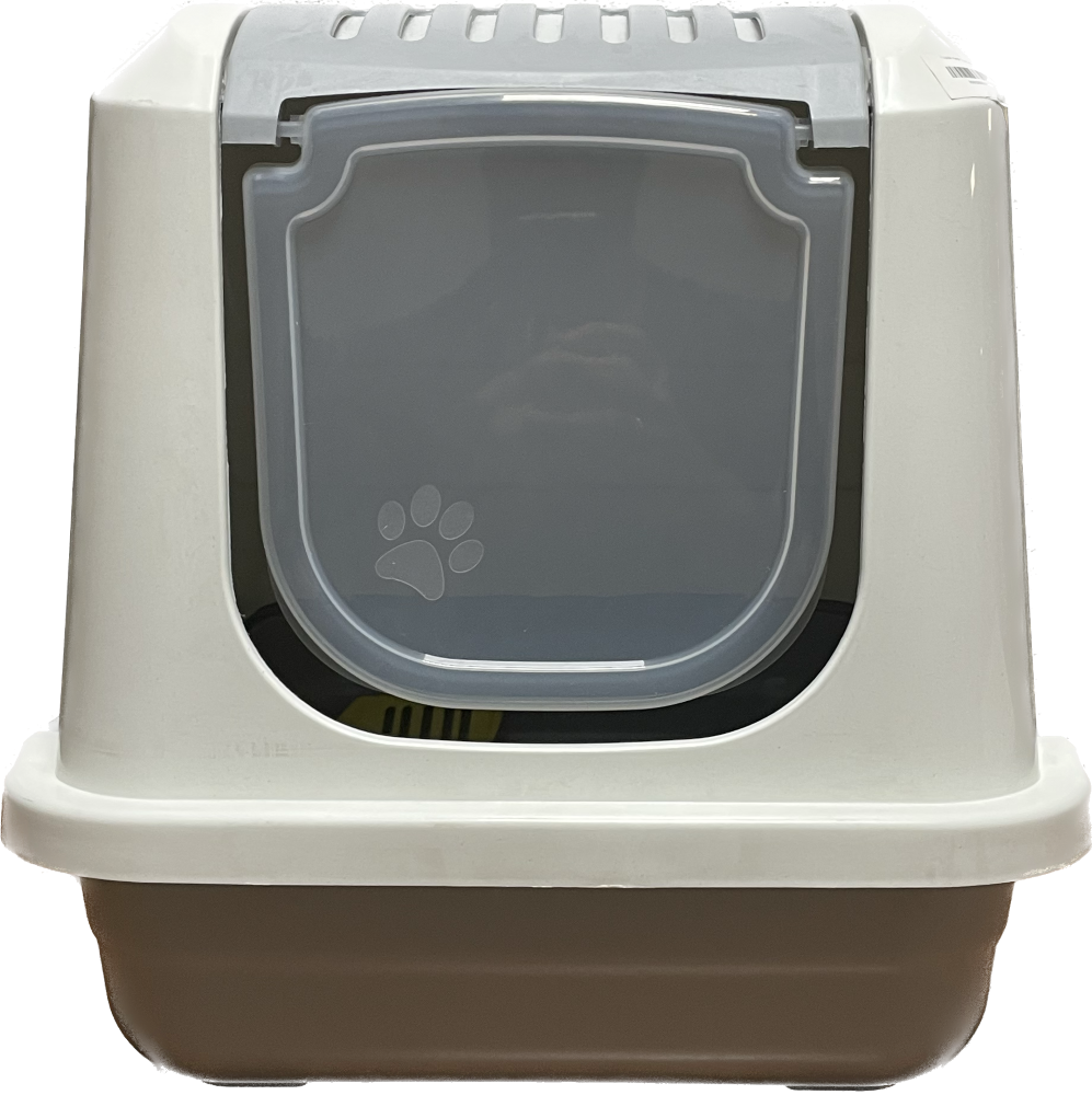 İba Pet Kapalı Kedi Tuvaleti 1 Gri