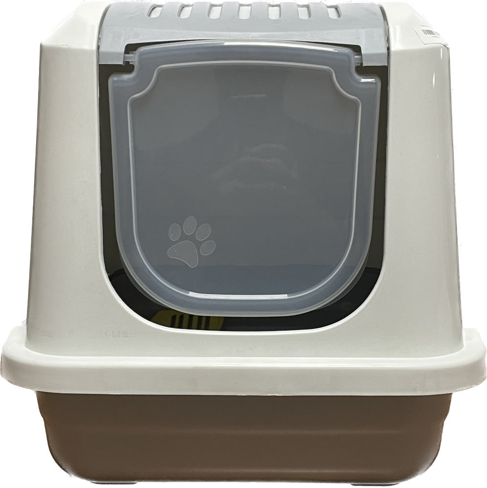 İba Pet Kapalı Kedi Tuvaleti 1 Gri