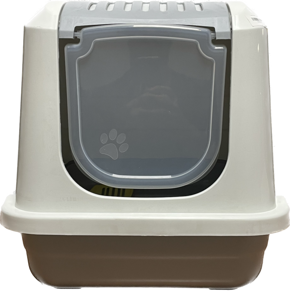 İba Pet Kapalı Kedi Tuvaleti 1 Gri