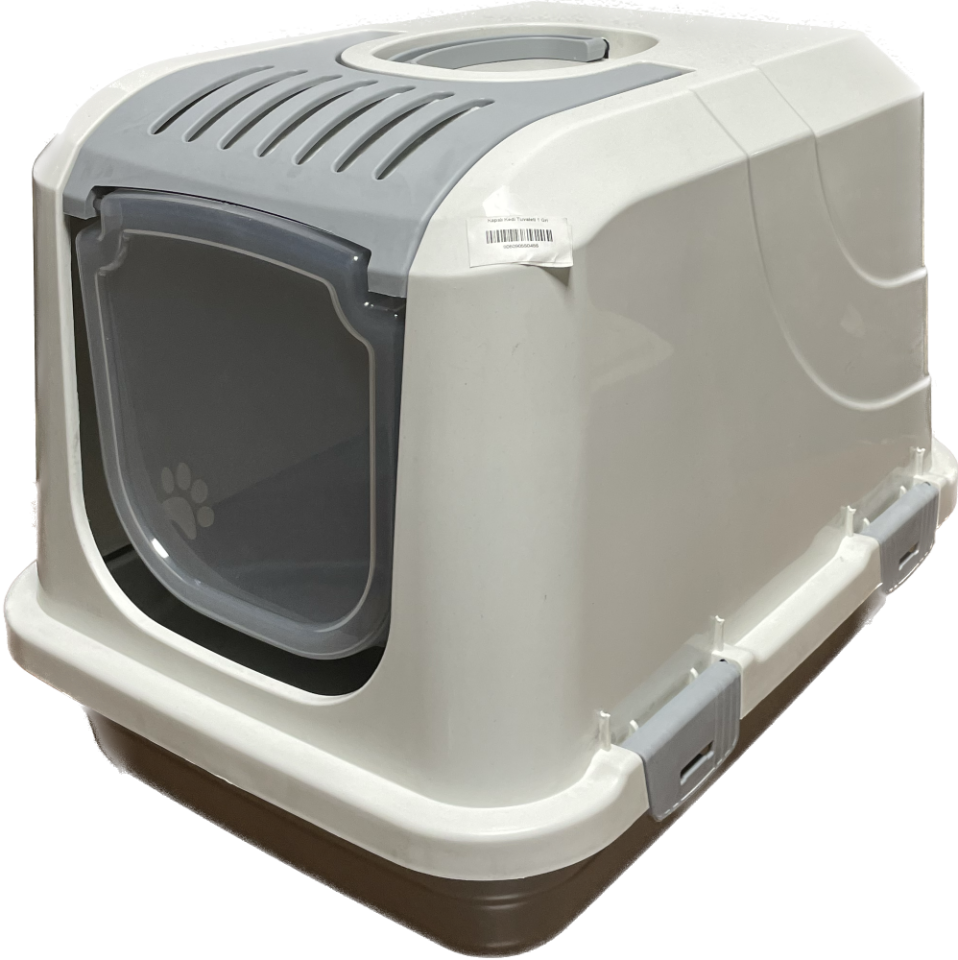 İba Pet Kapalı Kedi Tuvaleti 1 Gri