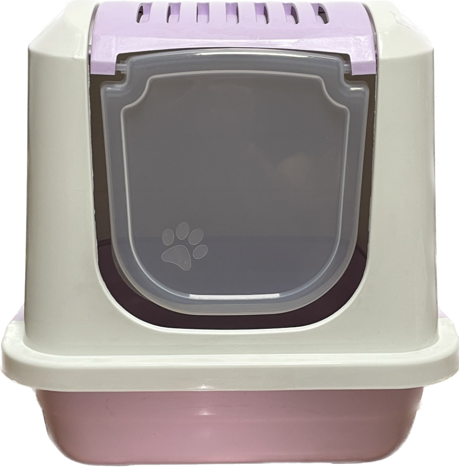 İba Pet Kapalı Kedi Tuvaleti 1 Mor
