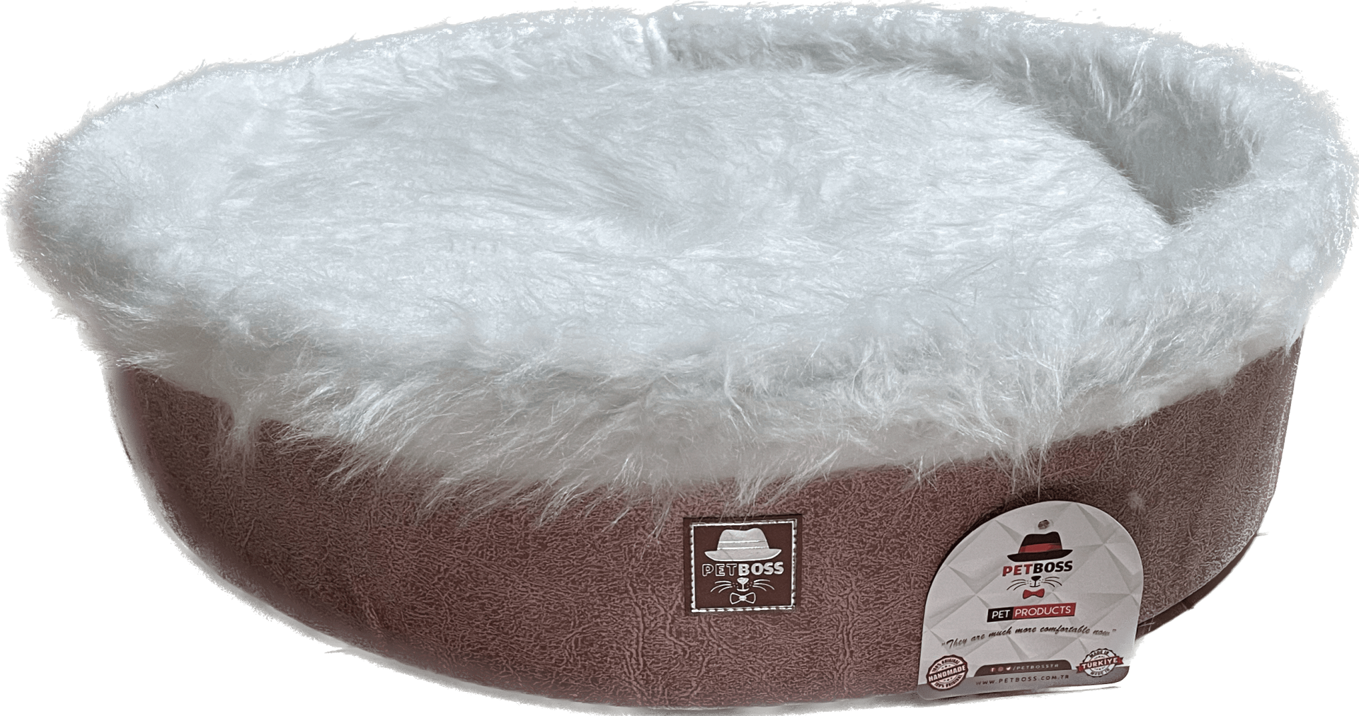 Petboss Sünger Peluş M (Pembe-Beyaz)