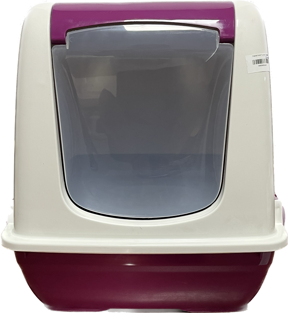 İba Pet Kapalı Kedi Tuvaleti 2 Bordo