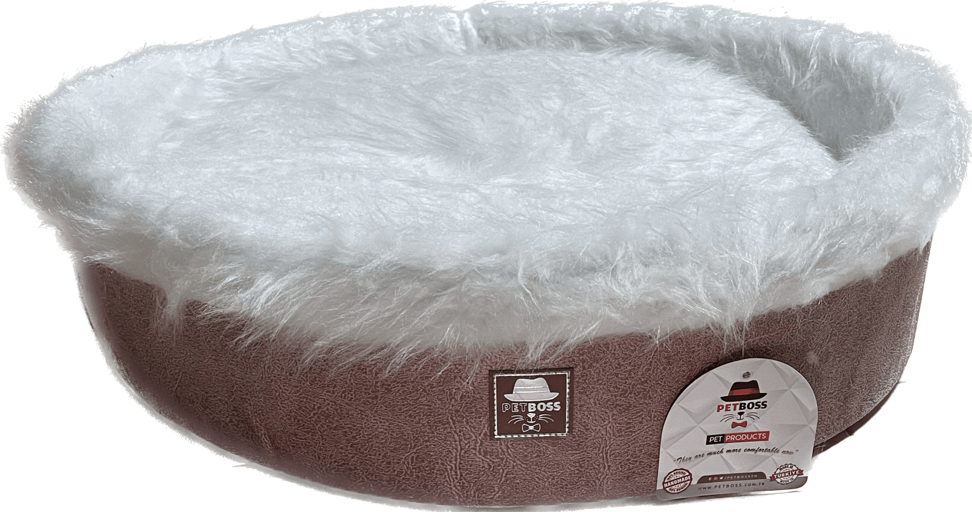 Petboss Sünger Peluş M (Pembe-Beyaz) STD