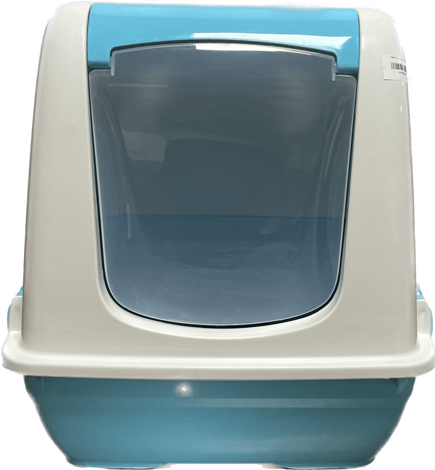 İba Pet Kapalı Kedi Tuvaleti 2 Mavi